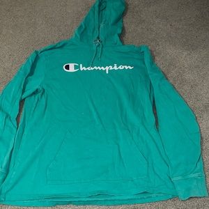 Champion green hoodie
